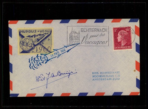 Luxemburg raketenpost 1960 - luxemburg,