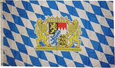 XXL Flagge Bayern Löwenwappen