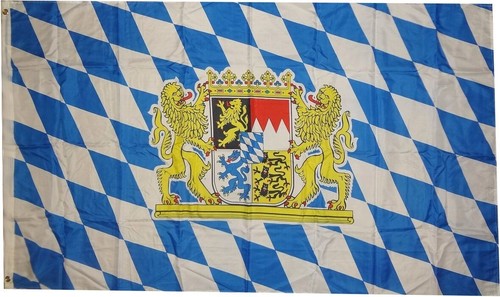 Xxl flagge bayern - flagge, löwenwappen