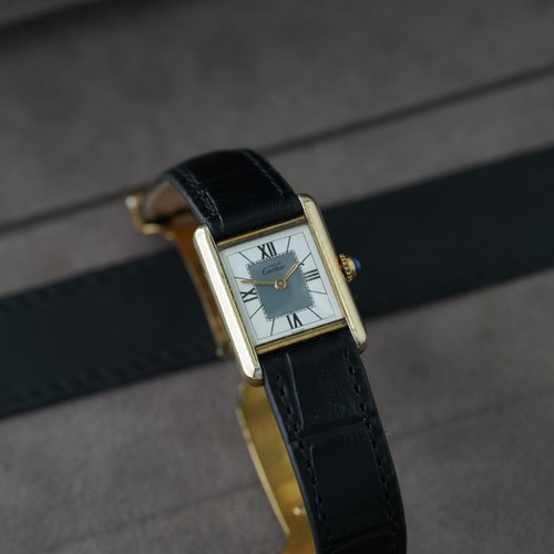 Cartier tank vermeil ref - vermeil,