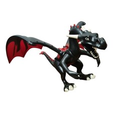 Playmobil Großer Drache Rot & Schwarz LED Set 4838 Flügel Schwarz