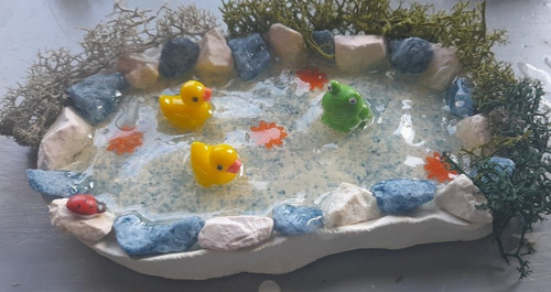 Gartenteich für puppenhaus - für,