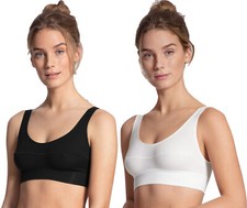 Calida 3x Bustier XS - L weiß