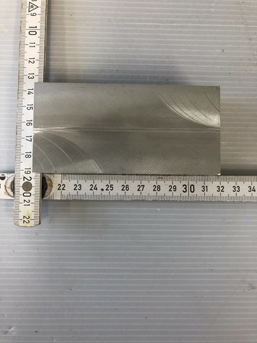 Aluminium reststück 105x50x25 - aluminium,