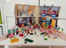 Playmobil Puppenhaus tragbar mit viel Zubehör Konvolut