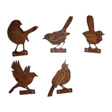 Rost Metall Deko Gartenstecker