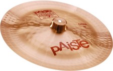 Paiste 2002 18" China Becken Cymbal CuSn8 Bronze Medium Handarbeit Schweiz Drum