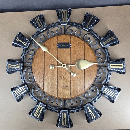 Dugena wanduhr vintage 70er - wanduhr,