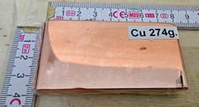 Kupferbarren geschliffen und
