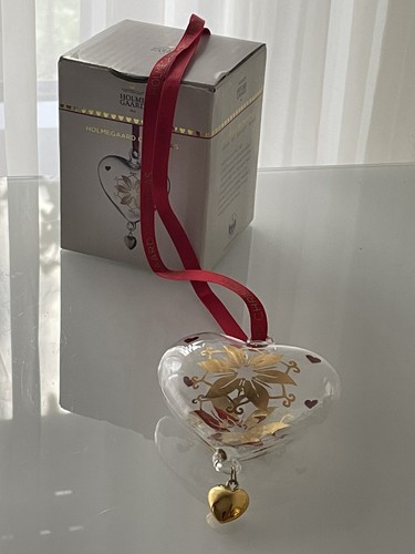 Holmegaard weihnachtsglas herz - holmegaard,