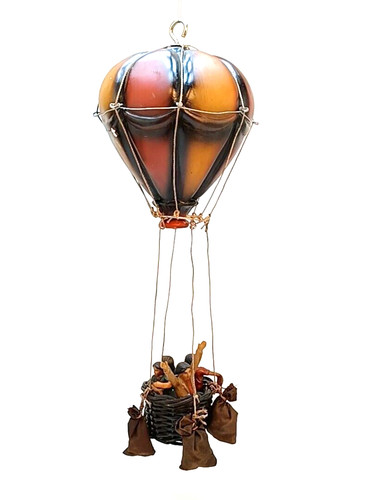 Retro heißluftballon gilde - retro,