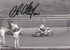 uralte AK Foto Motorradrennfahrer Toni Mang Deutschland //30