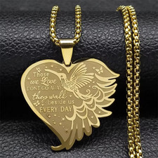 Edelstahl Herz Anhänger mit