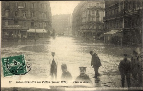 Postkarte paris viii - place, de