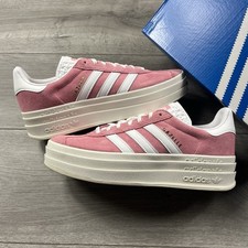 Adidas Gazelle Bold Triple Sole "Light Pink / White" - Größe UK 9 / EU 43 1/3