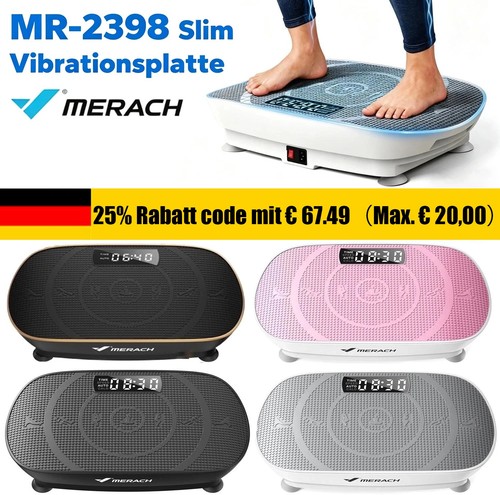 Merach vibrationsplatte - 3d,