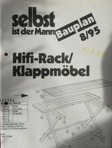 Selbst ist der mann bauplan - selbst,