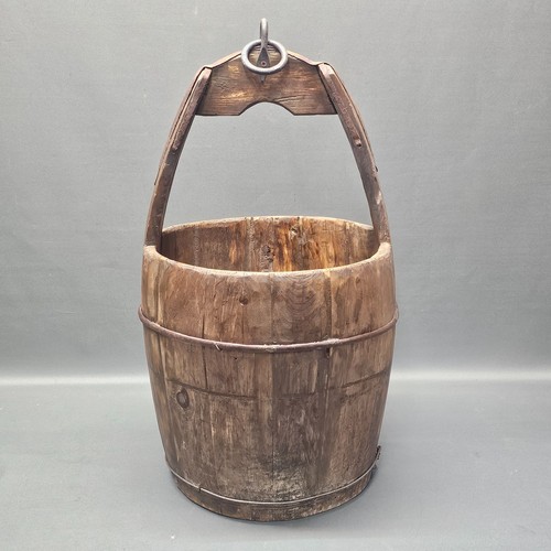 Holz brunneneimer mit - brunneneimer,
