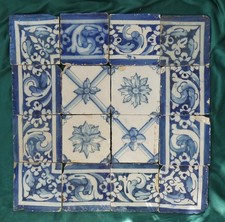 Antike Fliesen Portugal 18 Jh