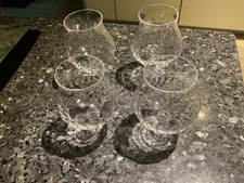 4 Klingenbrunn Cognacgläser  1970er Jahre Kristall