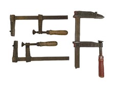 3 Alte Bessey Schraubzwingen 25 - Altes Logo - Vintage Werkzeug - Retro Deko