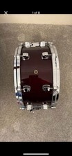 Yamaha Maple Snare Drum handgefertigt 13 Zoll x 6 Zoll Japan Burgundy Maple
