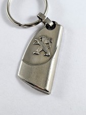 Schlüsselanhänger - Peugeot 2010s Logo Löwe Metall - 208 308 408 2008 3008 4008