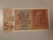 DDR  1948 - Banknote zu  5