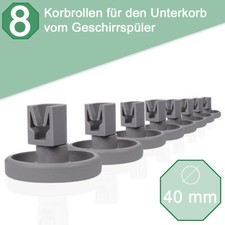 Korbrollen Unterkorb Rollen Räder Spülmaschine Geschirrspüler passt für Ikea