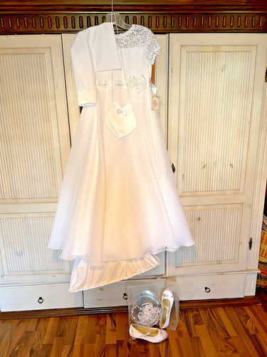 Kommunionkleid 152 bolero - kommunionkleid, gr.152,
