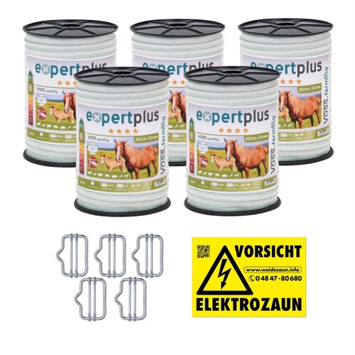 1000m 20mm weidezaun band - weidezaun,