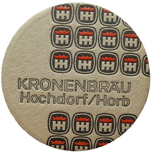 Alter bierdeckel kronenbräu - alter,