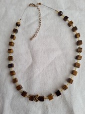 Halskette aus Tigerauge, ca