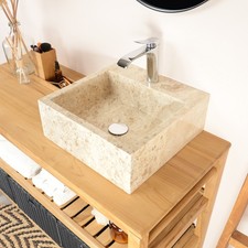 Marmor-Stein-Waschbecken 40 cm