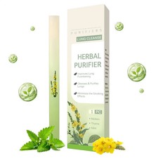 Kräuterreiniger mit Mullein Thymian Minze für Lungengesundheit und frische Luf