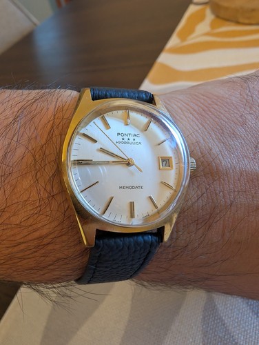 Vintage uhr pontiac hydraulica - vintage,