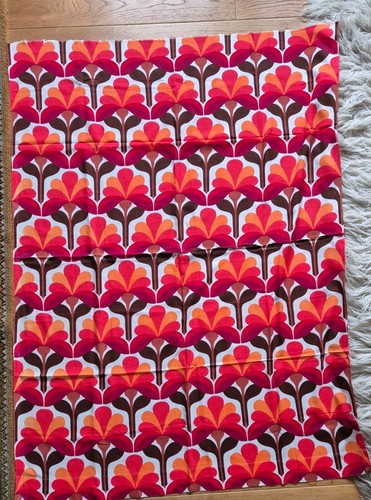 Stoff 70er vintage vorhang mcm - vintage,