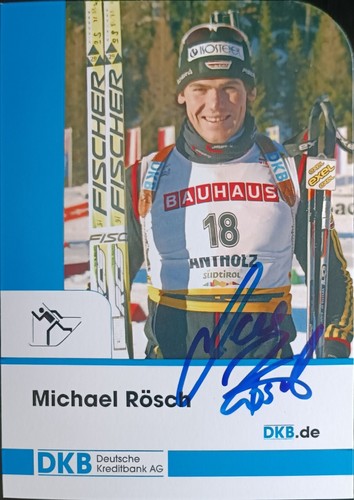 Original autogramm biathlon - original,