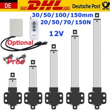 30mm 50mm 100mm 150mm DC 12V Micro Mini Linearmotor Elektrischer Linearantrieb