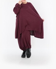 AKH - Feinstrick -Winter - Ballon - Hose - Gr.  (50 - 54)- Farbe:  Burgunder Rot