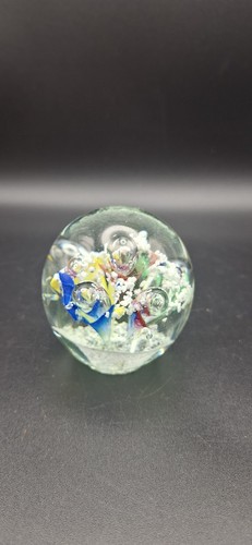 Vintage glass paperweight - vintage,