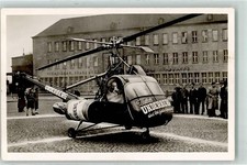 13262258 - 4134 Rheinberg Die fliegende Underberg-Flasche Hubschrauber