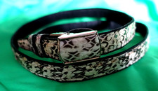 Damen Gürtel echtes Schlangenleder