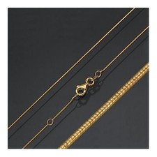 Schmetterling Anhänger Gold 333 mit 40 - 55 cm m. verschied. Goldketten