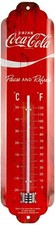 Nostalgic-Art - Garten Metall-Thermometer Innen Aussen - Coca-Cola Logo Red