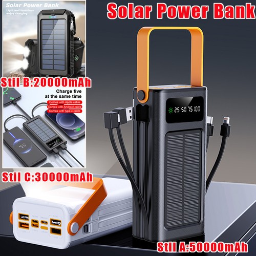 50000mah solar power bank - power,