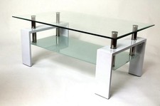 Couchtisch NEU Glas & Holz /