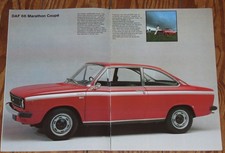 1972 DAF 66 Marathon Prospekt brochure n 33 44 55 Volvo