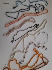 Konvolut Paket Perlen Modeschmuck Ketten 11 Stück