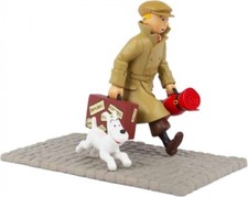 Tim und Struppi Tintin "Die Heimkehr" Offizielles Sammlerstück 22 cm Neu/OVP